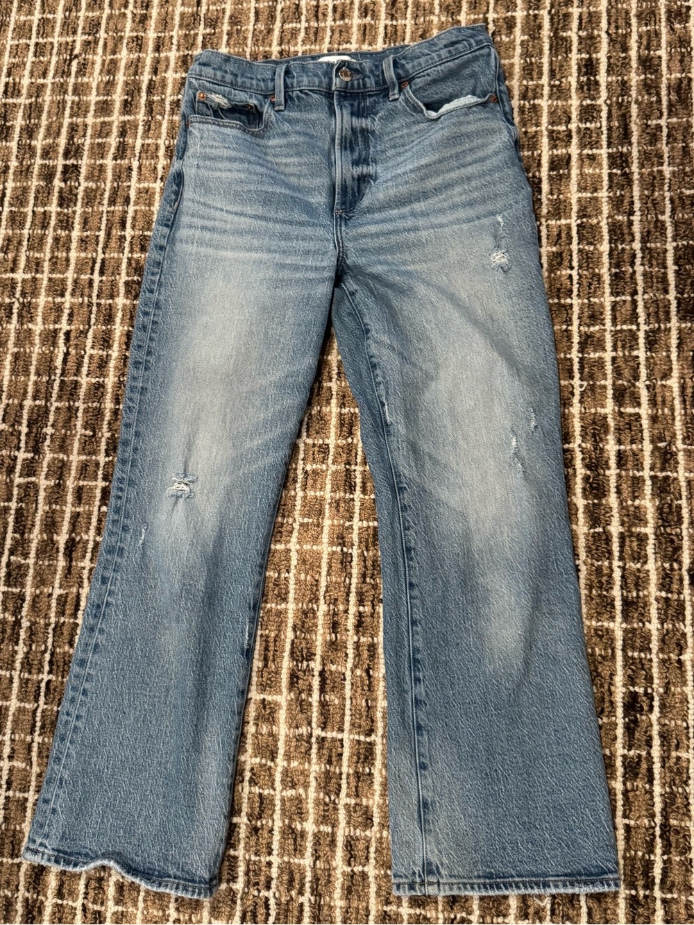 Pistola straight leg ankle jeans